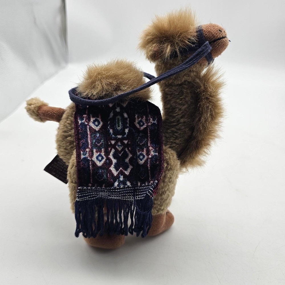 Vintage Ty Camel Plush Stuffed Animal Toy Small Brown Saddle 1993 Washable Cute